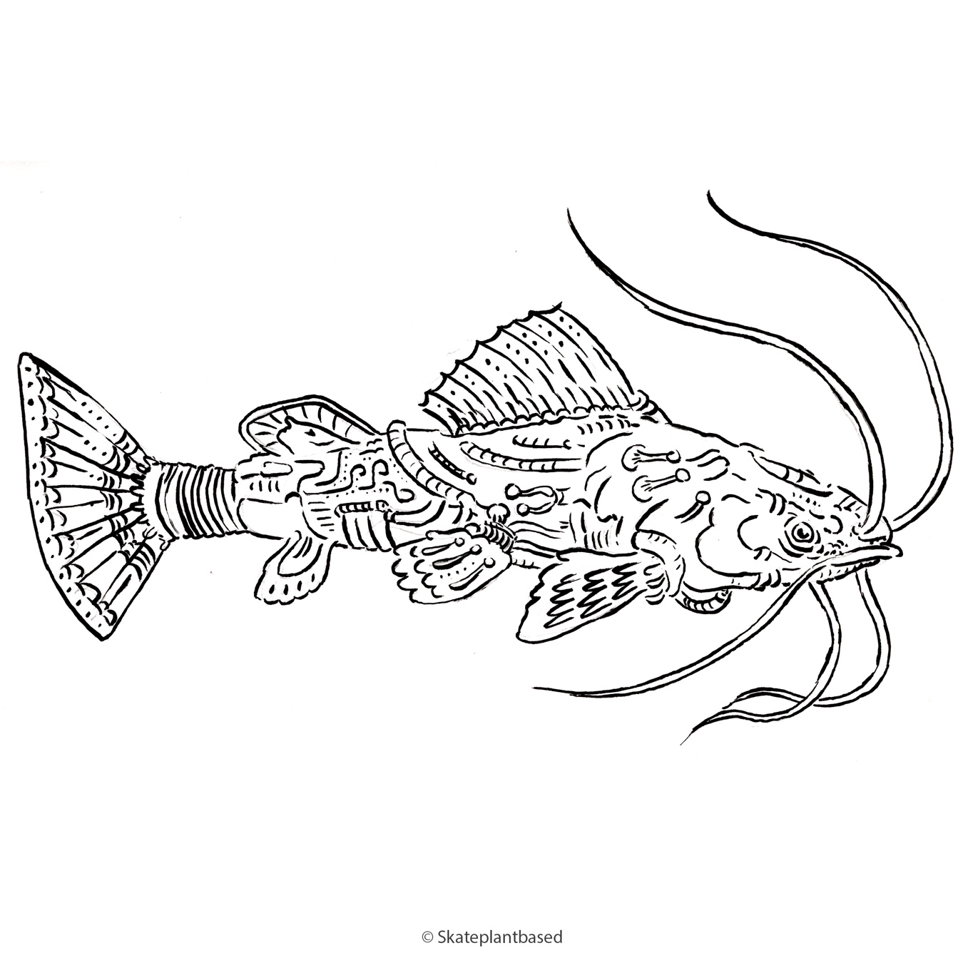Tierskizzen1_catfish